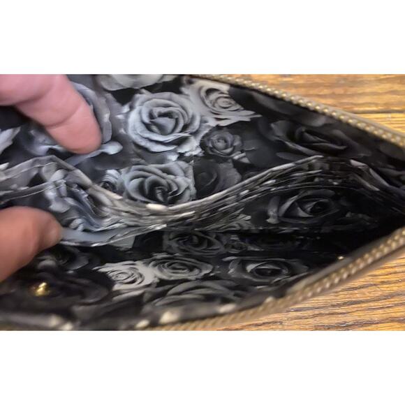 Adrienne Vittadini Woman’s Wristlet Wallet, Card Slots Taupe - Picture 2 of 7